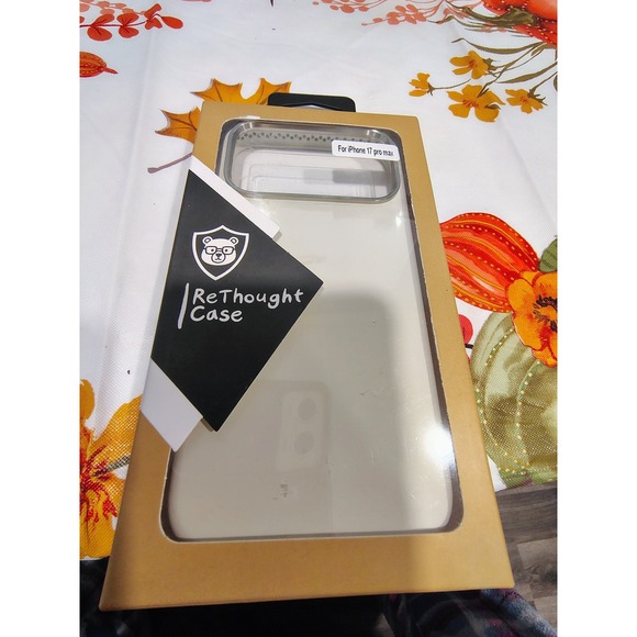 ReThought Case Other - ReThought Case Bumper for iPhone 17 Pro Max Porcelain White Durable Slim Cover